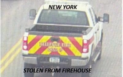 3/19/26 Cheektowaga, NY – Bellevue Fire Department Pick Up Was Stolen Sometime Overnight – Was Seen In Buffalo Neighborhood