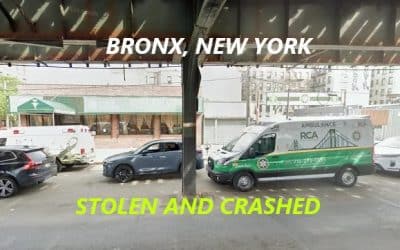 5/31/26 Bronx, NY – RCA Ambulance Stolen From The Ambulance Dispatch – Sideswiped A Civilian Car And Injured A Civilian – Both The Ambulance Thief And The Civilian Taken To Hospital – The Emotionally Disturbed Man Is Unidentified