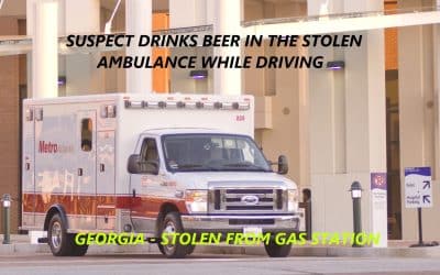 5/26/26 Marietta, GA – Man Steals MetroAtlanta Ambulance From Gas Station – Accused By Marietta Police Of Getting Drunk And Driving The Ambulance To The Kennestone Hospital – A Video Produced By The EMT Supervisor Shows Him Drinking A Beer In The Stolen Ambulance