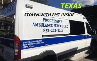 7/6/26 Harris County, TX – Shirtless Man At Gas Station Pulls Out The Hose That’s Filling The Ambulance And Points The Nozzle At EMT Then Runs Around And Steals The Ambulance With The Other EMT Inside – EMT Gets Out – The Ambulance Was Found Abandoned – Still At Large