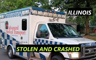 7/15/26 Peoria, IL – Woman Steals An Advanced Medical Transport Ambulance Driving Recklessly – Spotted By Police Drone Then Crashed Into Parked Vehicle – Arrested